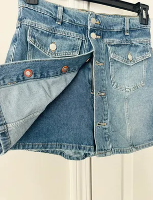 Anthropologie Pilcro Country Denim Skorts, Size 26 thumbnail 8