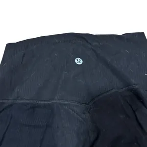 Lululemon Black Ribbed Leggings Size 4 Archival Y2K Revival Minimalist thumbnail 4