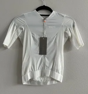 POC Raceday Short Sleeve Jersey Women Hydrogen White Size Small thumbnail 1