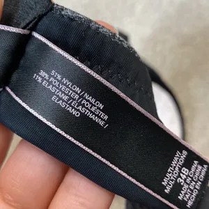 Victoria’s Secret Black Marl Strapless T-Shirt Lightly Lined Bra Size 34 B thumbnail 4