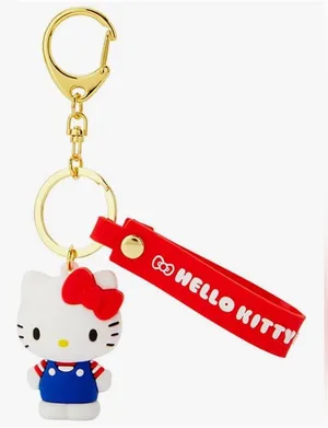 Hello Kitty Red and Gold Key chain thumbnail 1