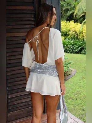 Laguna Cove Mini Dress Sand thumbnail 9