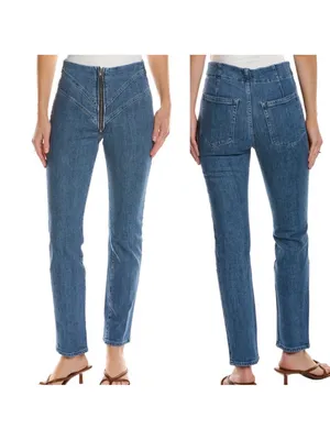 Good American Corset‎ Good Classic Indigo Straight Jeans 27 Blue thumbnail 2