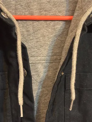 Dickies Crafted for Women Black Hooded Workwear Utility Jacket Size S thumbnail 5