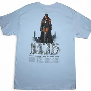 NWOT! Mary J Blige MJB ‘For My Fans Tour’ 2025 T-shirt Size Medium Concert Tee thumbnail 3