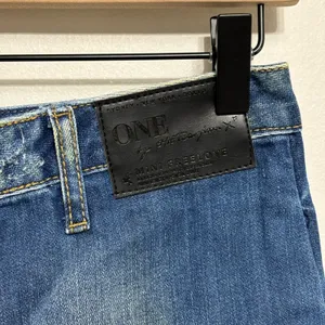 NEW One x One Teaspoon Cult Mini Free Love Denim Skirt - Size 22 thumbnail 6