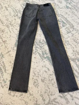 Abercrombie 90’s Skinny High Rise Jeans 27L Washed Black NWT thumbnail 3