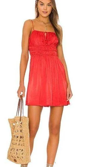 Rays For Days Darya Dress in Cayenne thumbnail 1