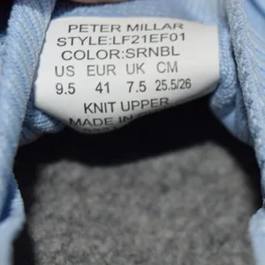 Peter Millar Hyperlight Apollo Sneaker Women Size 8 Light Blue Excellent Knit thumbnail 9