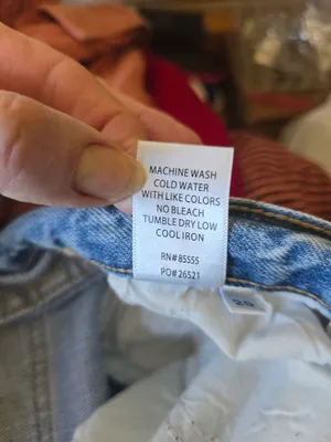 O pistola Distressed Faded Light Blue Denim Jeans Button Fly Sz 28 thumbnail 7
