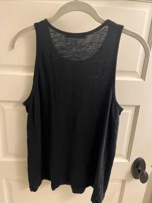 Alexander Wang linen tank top Black Size XS thumbnail 3