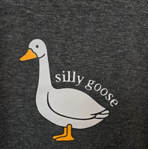 Silly Goose Tee Gray Size L thumbnail 2