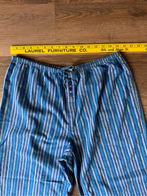 Secret Treasures Blue Striped Pj Pants thumbnail 4