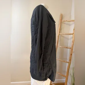 209 Brand Boutique Black Button Front Lightweight Jacket Women’s Size 8 thumbnail 5
