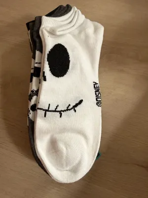 Disney Tim Burton's The Nightmare Before Christmas No-Shows 5 Pairs Socks thumbnail 2
