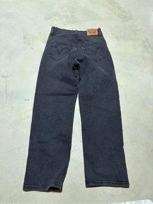 Levi’s ribcage straight ankle Black Relaxed Straight Jeans 26 x 27 thumbnail 9