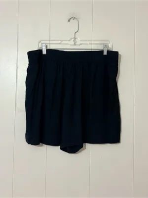 Wildfox Black Lightweight Pull On Shorts Elastic Waist Pockets Size XL thumbnail 5