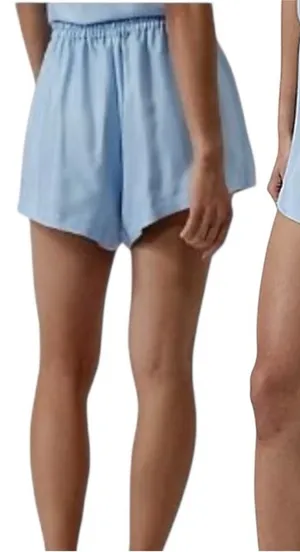 Athleta Womens‎ Calm Cool Short in Baby Blue Lightweight Relaxed Fit Size 3X thumbnail 1
