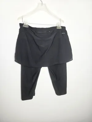 Nike Scapri Skirt Capri Skort Leggings Black Athletic Athleisure Yoga Running M thumbnail 7
