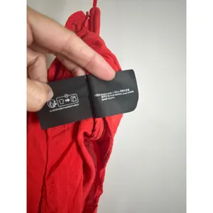 Zara Red Asymmetric Flowing Cape One Shoulder Top Lyocell XL 2010/789/649 thumbnail 7