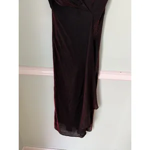 Hot Kiss Vtg Y2K‎ Fashion Bug Black Asymmetrical Mesh Slip Dress S Gothic Fairy Grunge thumbnail 3