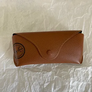 Ray-Ban Brown Leather Sunglasses Case thumbnail 2