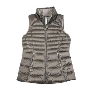 LULULEMON Brave the Cold Vest Sz 10 Gray Goose Down Everyday Cozy Lightweight thumbnail 4