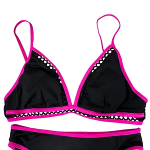 Cupshe Large Bikini Swim Top Bottoms V-Neck Adjustable Straps Tie Back Padded thumbnail 3