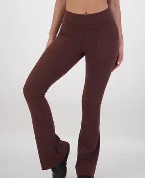 OFFLINE By Aerie Ribbed Pocket Foldover Flare Legging size xs thumbnail 1