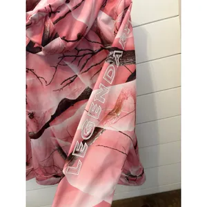 Legendary Whitetails Pink Camo Quarter Zip Hoodie Women's Medium Fleece Lined‎ thumbnail 7