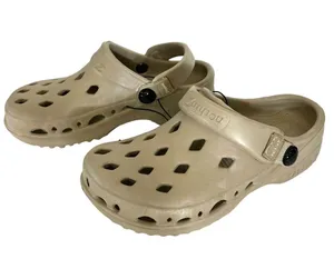 NothinZ Clogs Beige Waterproof Sandals Slip On Shoes Sling Back thumbnail 2