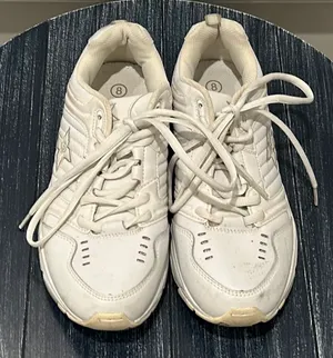 Ladies Active Sneakers White Size 8 thumbnail 3