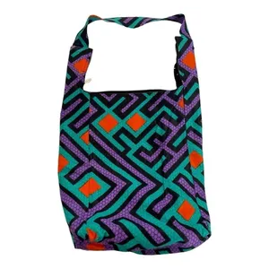 Womens Hippie Crossbody bag, Hobo Hand made Shoulder bag, Tribal Boho 17.5 X 15 thumbnail 6