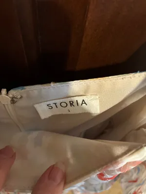 Storia dress with floral pattern and balloon sleeves thumbnail 3