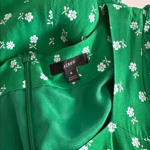 J. Crew Puff-sleeve midi dress in bandana flowers print EUC thumbnail 4