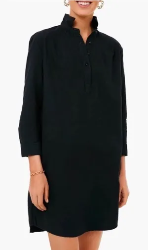Pomander Place Tuckernuck Black Polly Dress Size XS Mini Long Sleeve thumbnail 1