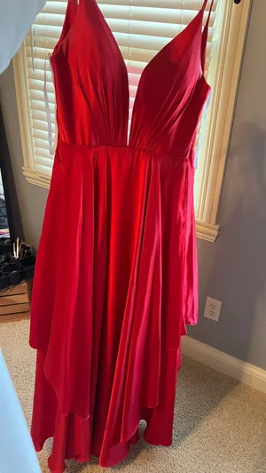 Red Prom Dress thumbnail 3