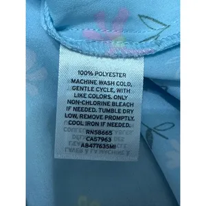 Abound Satin Floral Print Pajama Shirt M NWT Button Front Sleepwear Comfortable thumbnail 10