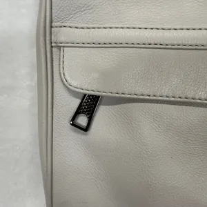 Rebecca Minkoff Crossbody Bag Leather Silver Hardware Pale Gray Small‎ thumbnail 6