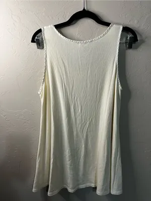 PJ Harlow Alyssa Cream Supima Cotton Modal Micro Ribbed Pajama Cozy Lounge Set thumbnail 7