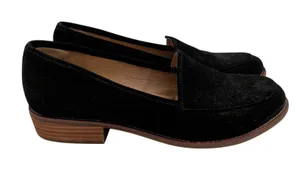 Sofft Napoli Black Suede Leather‎ Slip On Loafers Womens 10M SF0052721 Round Toe thumbnail 1