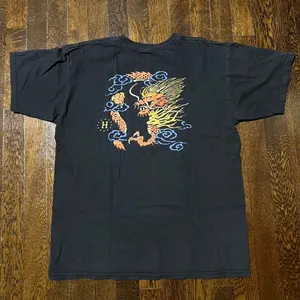 Huf Dragon Tee Shirt Black Size M thumbnail 2