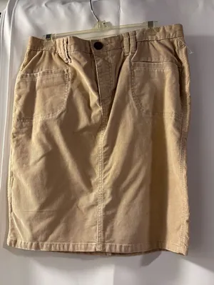 Old Navy Tan courdroy skirt thumbnail 1