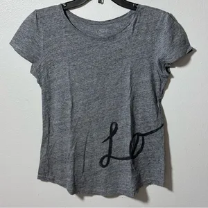 Ann Taylor‎ LOFT Women Gray shirt size small thumbnail 2