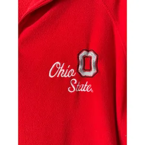 Ohio State‎ 3/4 zip Women's Fleece Jacket Size Large thumbnail 2