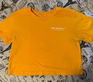 Vans Off The Wall Cropped T-Shirt thumbnail 1