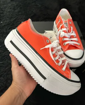 CONVERSE Ctas Lift Double Stack OX orange platform shoes sneakers women’s 7 new thumbnail 1