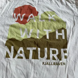 Fjallraven Walk With Nature Graphic Tee in Pale Yellow thumbnail 3