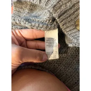 Made in Italy Slouchy Wool Cardigan 90s Oversized Grandpa Knit thumbnail 9
