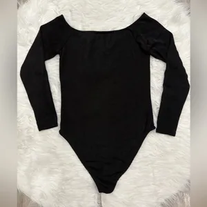 Zara Elegant Black Bodysuit Size S thumbnail 2
